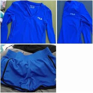 Fila Vivid Blue Athletic Set